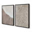 Wave Formations Duo I Set of 2 Prints in a Polished Silver Frame, 16" x 12"-380737933-380737935