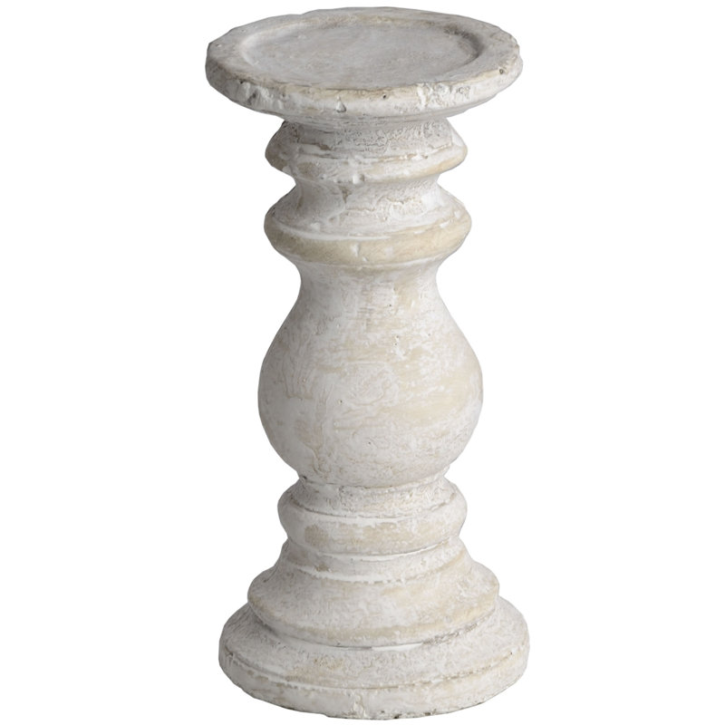 Stone Tabletop Candlestick, 50 cm x 25 cm x 25 cm