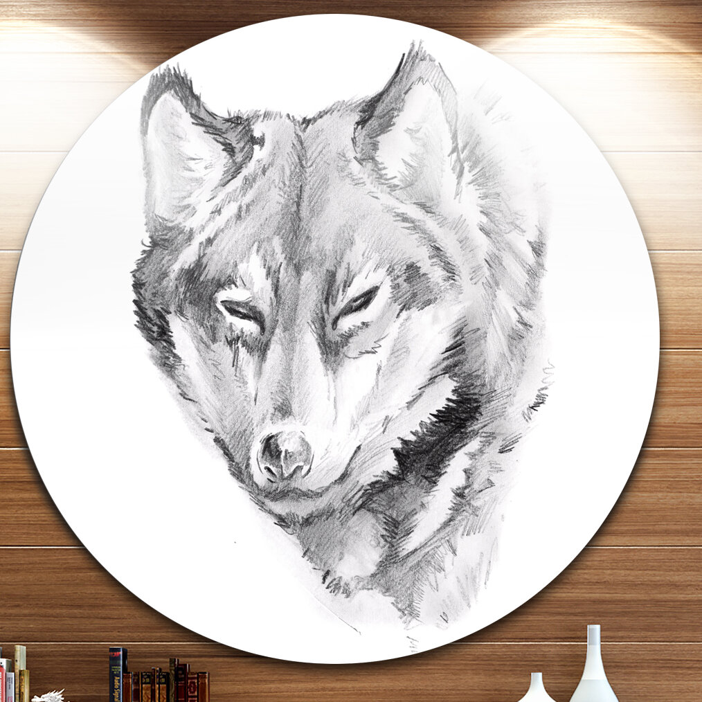 wolf graphic art