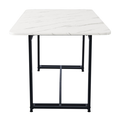 Loni Metal Base Dining Table