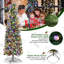 Arbre de Noël artificiel avec 6 lumières à DEL multicolores