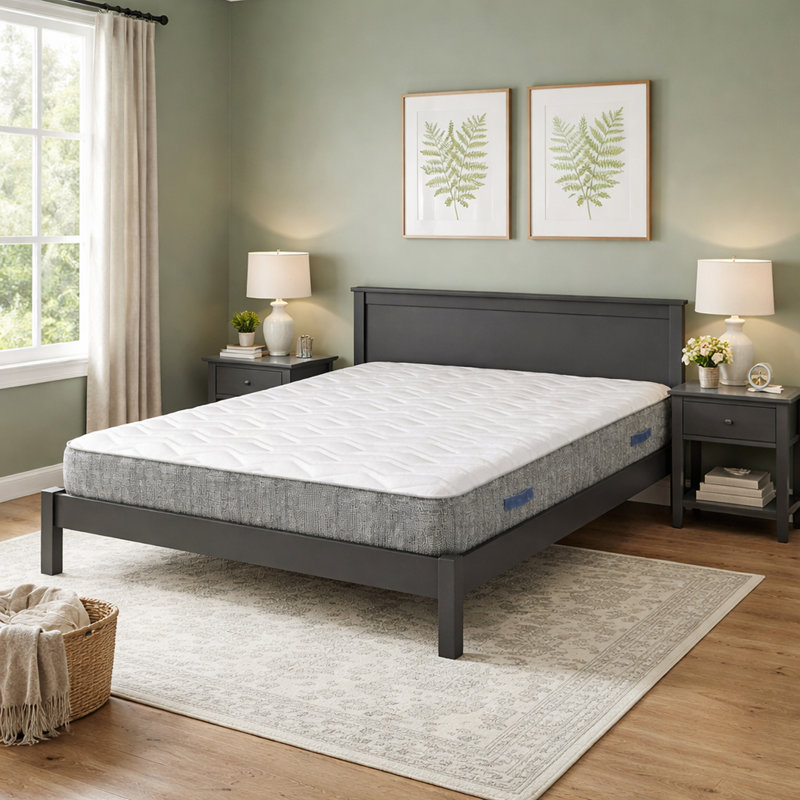 Premium Medium Pocket Spring Hybrid Mattress with Memory Foam and Handles, Kingsize (5')