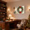 Christmas Christmas Wreath With Red Bow And Pine Cones Set of 3 Canvas Wall Art Prints
