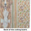 Planche à découper en verre orange Nouvelle-Écosse Retriever Heirloom