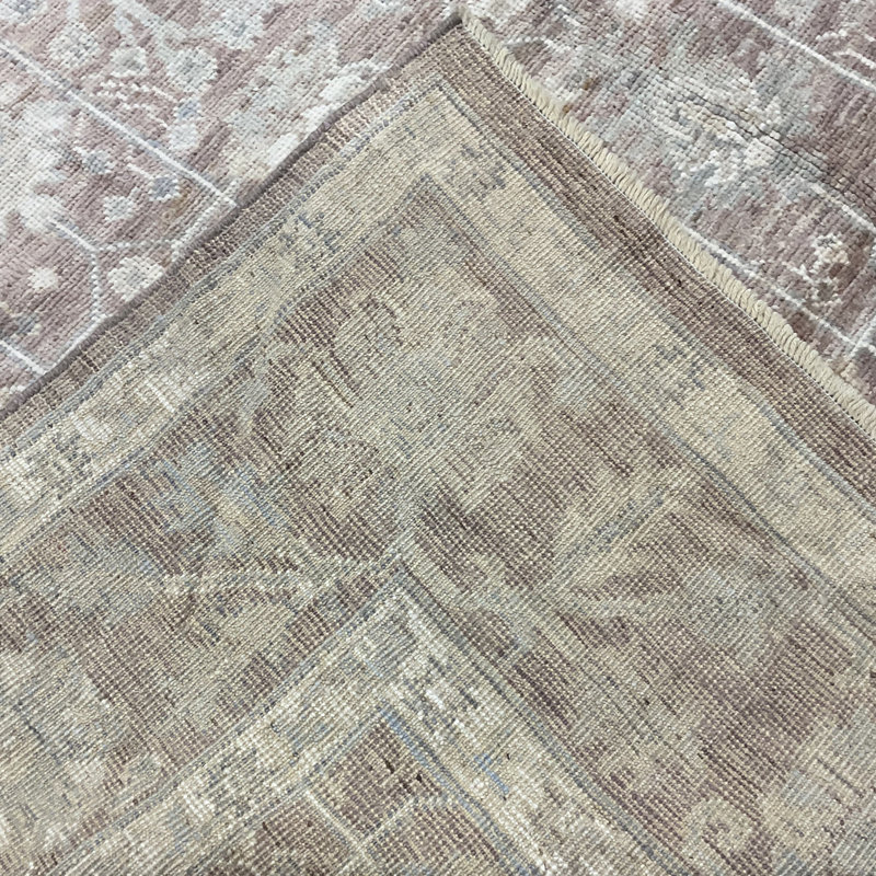 Hand Knotted Wool Geometric Rug