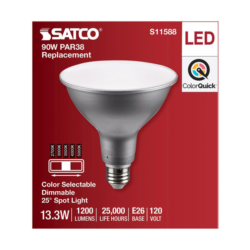 13.3 Watt White LED Bulb