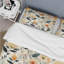 White Blossoms In Paradise - Ensemble de housse de couette floral - Polyester en microfibre-2003466954