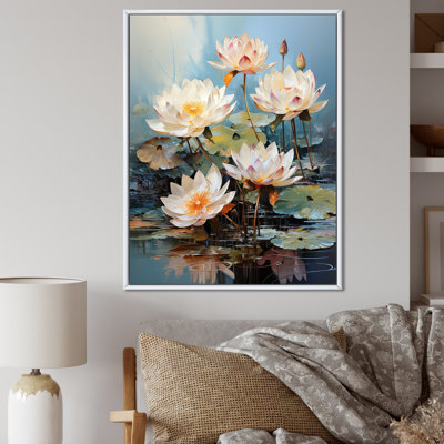 Lotus Dreams Amung The Lily Pads I