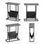 Petite table de bout étroite avec sac de rangement, table d'appoint polyvalente pour le salon, la chambre à coucher et le bureau personnel-106767074