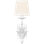 Amalfi 15" Sconce in Plaster White with Linen Shade