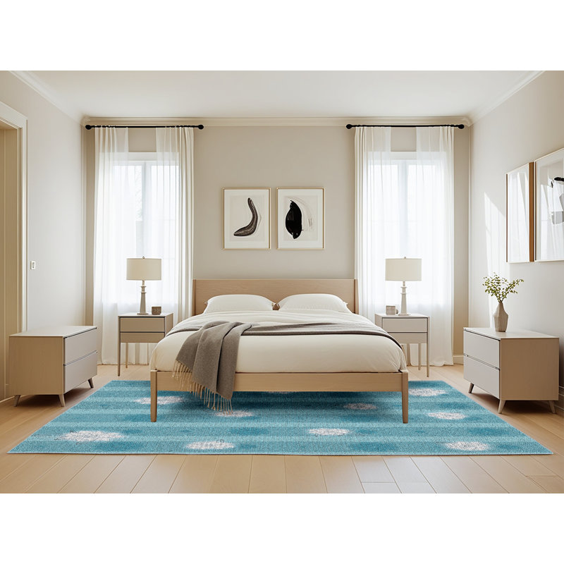 Tapis bleu Iolo, Rectangle 5 pi x 8 pi