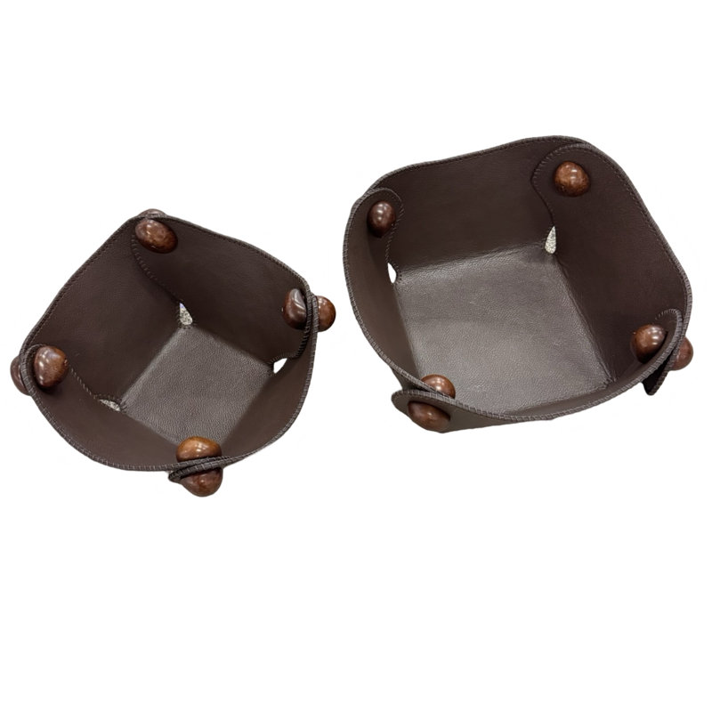 Leather And Tagus Basket