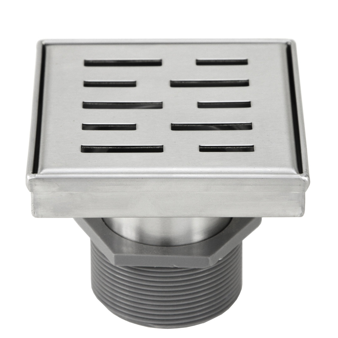 Linear Grid Shower Drain eModern Decor