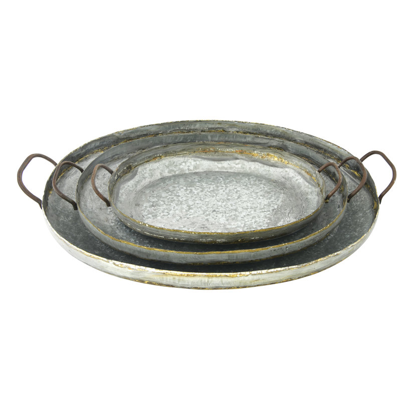 Metal Tray - Set of 3