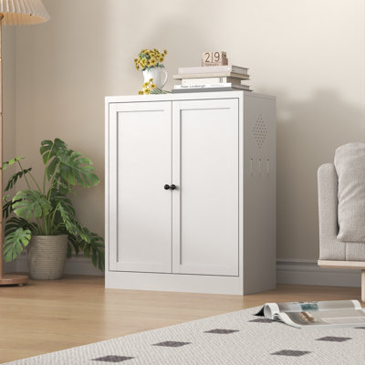 Durable Metal Pantry Cabinet - Easy Assemble, Multi-Use for Kitchen, Living Room, Bedroom by Ebern Designs