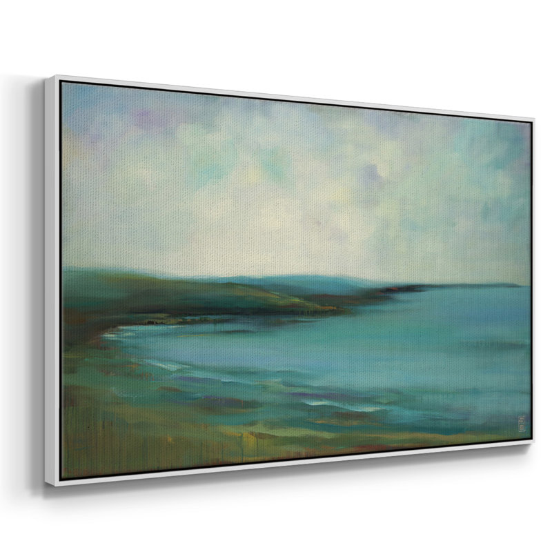 Durel The Sound, reproduction d'art encadrée, Toile avec cadre blanc, H 37 po x l 25 po x P 2 po