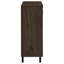 Armoire de rangement pour chaussures polyvalente à 2 portes avec tablettes réglables-129159025