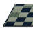 Machine Washable Checkered Blue Area Rug-1462122215