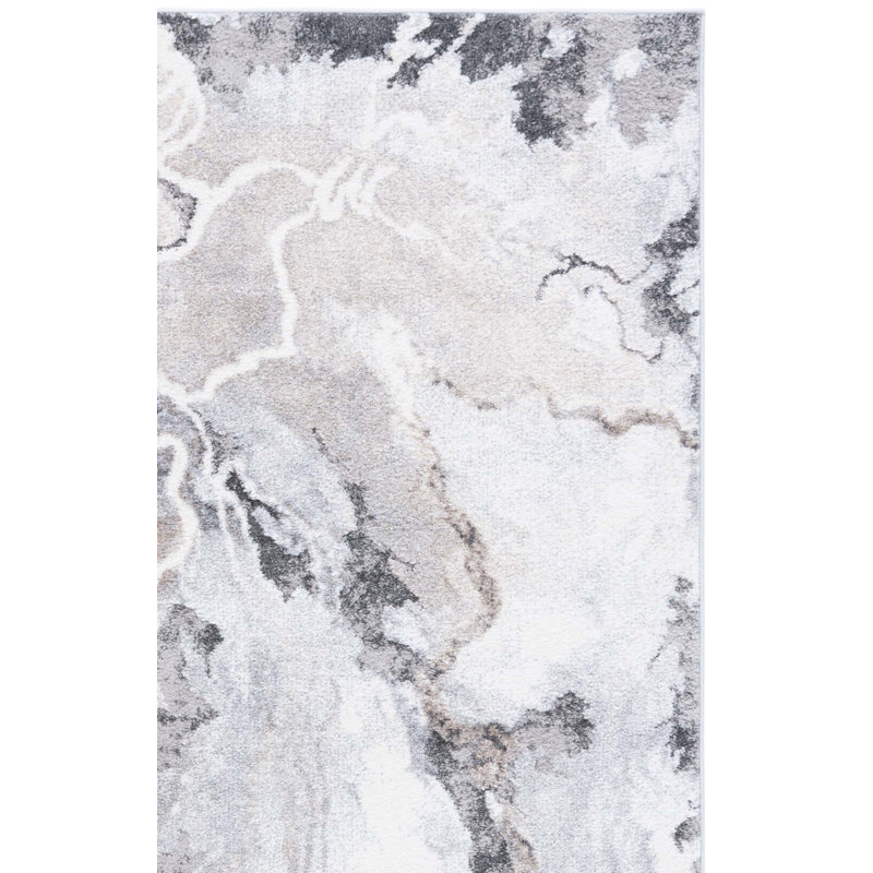 Hanka Performance Abstract Rug, Rectangle 8' x 10'