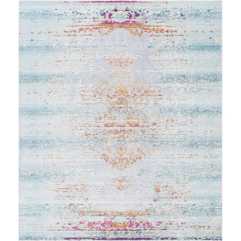 Oriental Indoor Rug, Rectangle 8' x 9'10"
