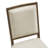 Parsons Dining Chair with Upholstered Beige Linen High Back (Set of 2) -1921912387