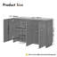 Buffet Ann 47 "avec portes à panneaux-371840298