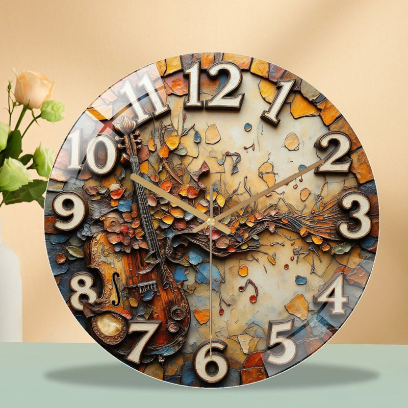 Horloge murale rétro 12 po