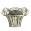 BARRINGTON PINCHED RECTANGLE KNOB; ANTIQUE NICKEL FINISH