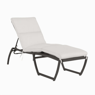 Skye Woven Chaise - Slate Gray