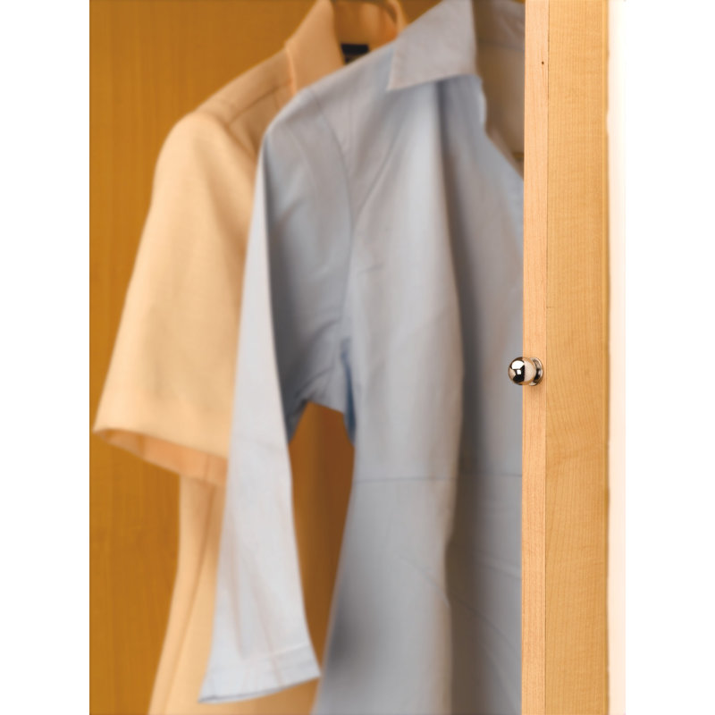 Rev-A-Shelf CVRI-7-CR Designer Series 7-Inch Adjustable Closet Insert Valet Rod, Chrome