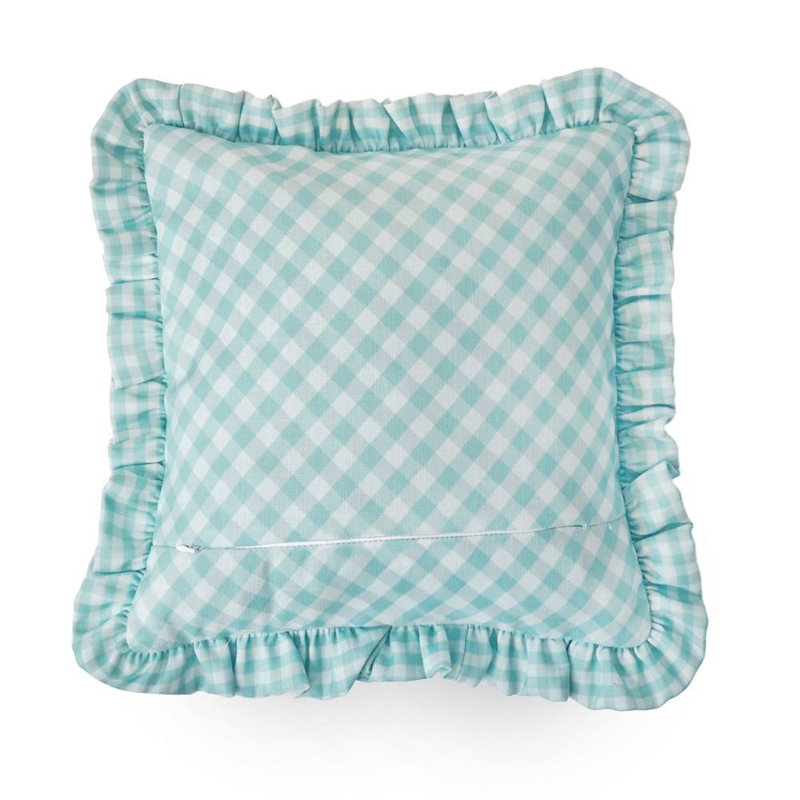 4-2 Square Euro Cushion, Blue