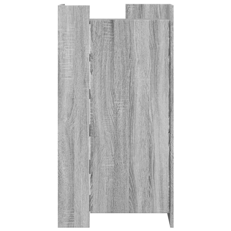 10 Pair Shoe Storage Cabinet, Grey Sonoma