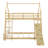 Hlavacek Kids Twin Over Queen Bunk Bed-810422319