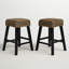Kara Counter Stool with Solid Wood Frame