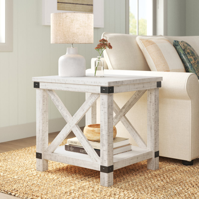 Table de bout avec rangement Auberon