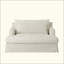 Canapé-lit en chenille, canapé Cama, canapé-lit, canapé causeuse, canapé décontracté avec surface texturée et deux coussins, convient au salon-1253207962
