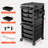 Caelean Salon Trolley Cart with Drawers, Lockable Doors and Tool Holder