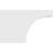 4"W x 10"H x 16"L Standard Huntington Architectural Grade PVC Rafter Tail-37851187