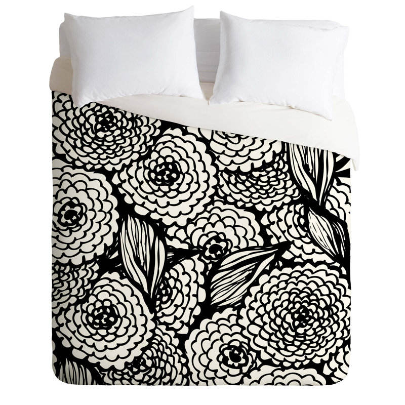 Julia Da Rocha Floral Duvet Cover, King Duvet Cover + 2 King Shams