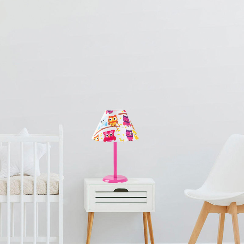 Lampe de table rose 18,11 po Rosena