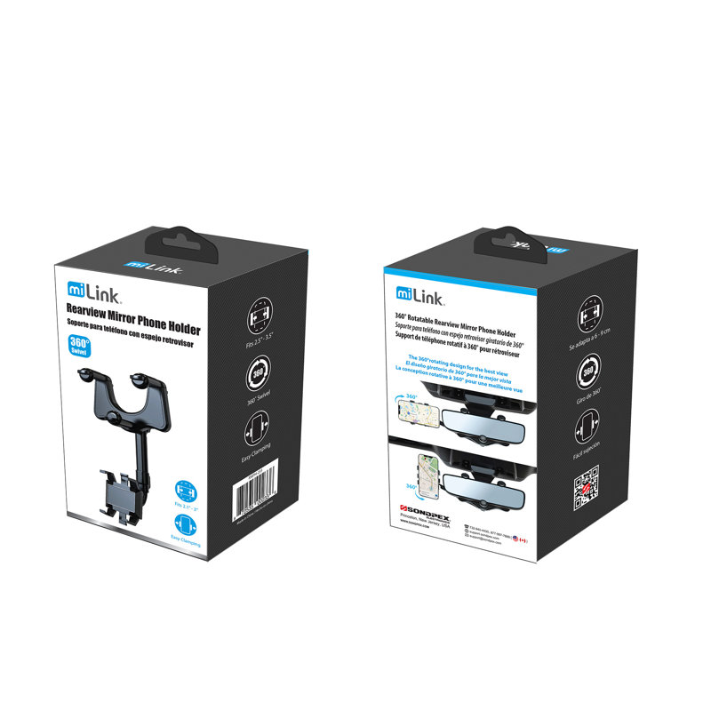 Support de téléphone pour rétroviseur