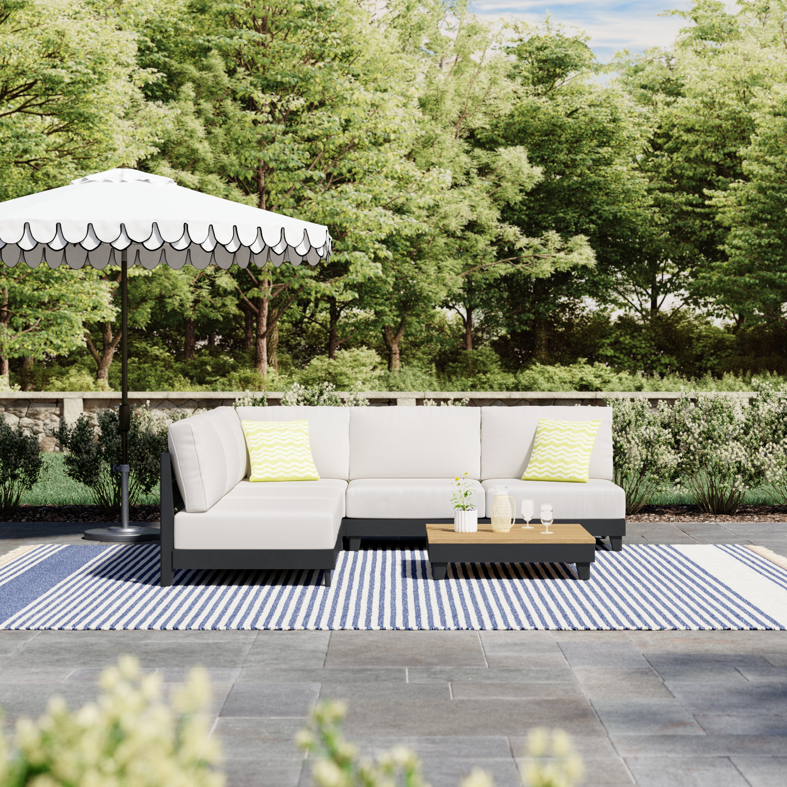 Dez 6pc Multi-Chair Seating Sectional