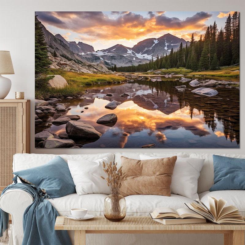 Colorado Mountain Senerity III - Colorado, art mural