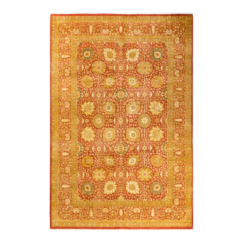 Classic One-of-a-Kind 6' 0" X 9' 1" Hand Knotted Area Rug