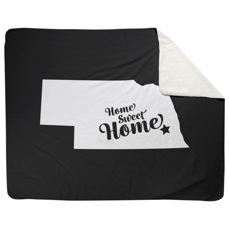 Jeté en polaires pour lincoln home, Noir, l 52,5 po x L 62,5 po