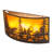 Rustic Lodge Steel Flush Mounted Sconce