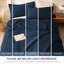 Ensemble de couvre-lit 3 pièces XAKING - Ensemble de courtepointe légère en microfibre réversible et respirante avec 2 taies décoratives-128874244-129490996