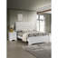 Mobilier de chambre à coucher 1 pièce à deux tiroirs de style glamour moderne avec deux tiroirs en bois massif de style cristal