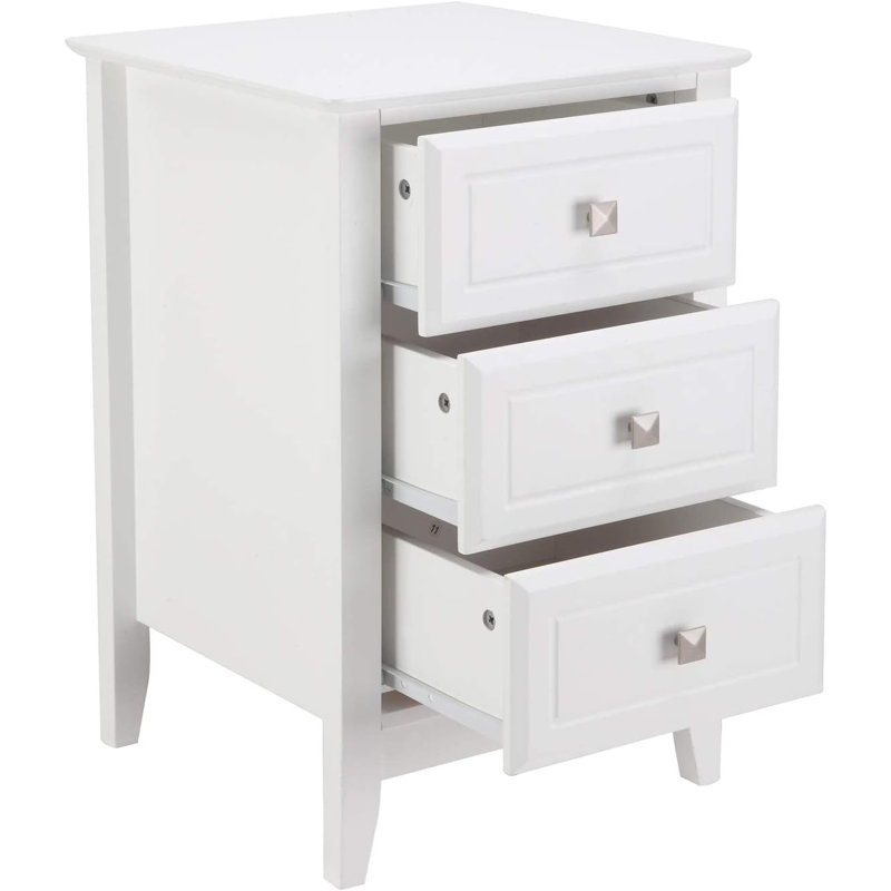 Andoro 40cm W Manufactured Wood Bedside Table