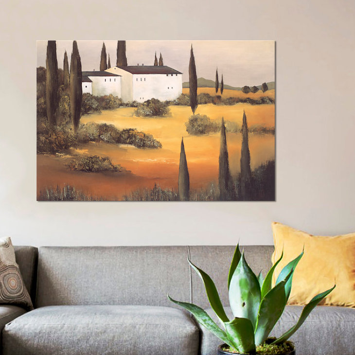 «Twilight I», reproduction sur toile, H 12 po x l 18 po x P 1,5 po, Toile tendue, Pas de tapis